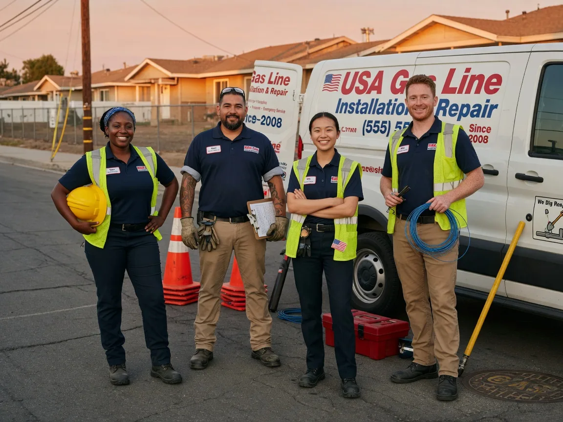 Gas Line Installation company in Massena, IA